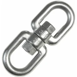 Émerillon En Acier Inox 10mm 4pcs Anneaux Pivotants En Métal Inoxydable Pour Accrocher Sièges Suspendus Max 420kg