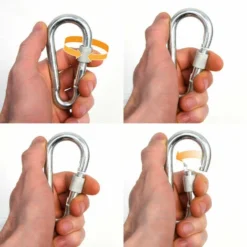 Kit Pour Suspendre à Arbre Poutre Hamacs 300 Kg 2 Sangles 280x2,5 Cm Set Noir -Promos Jardin Lumi Magasin 100266130 5