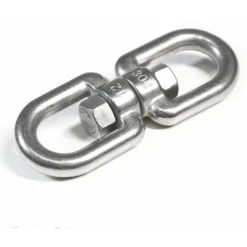 AMANKA Émerillon En Acier Inox 10x125mm 2 Anneaux Pivotants En Métal Inoxydable Pour Accrocher Sièges Suspendus Max 420kg -Promos Jardin Lumi Magasin 10974286 5