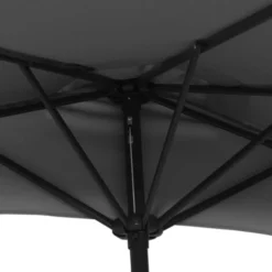Parasol De Balcon Et Mât En Aluminium Anthracite 270x144cm Demi VidaXL -Promos Jardin Lumi Magasin 11274542 5