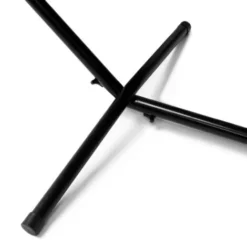 Hamac Avec Support Métal Et Toile Rayée Rouge Et Jaune -Promos Jardin Lumi Magasin 11441594 4