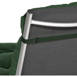Beautissu Coussin Flair NL - Pour Chaise Fauteuil De Jardin Terrasse 100x50x8 Cm Vert Foncé -Promos Jardin Lumi Magasin 11495178 3