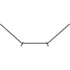OUTSUNNY Support Pied De Hamac Structure Robuste Métal époxy Noir Dim. 3,60L X 0,92l X 1,15H M -Promos Jardin Lumi Magasin 11509854 5