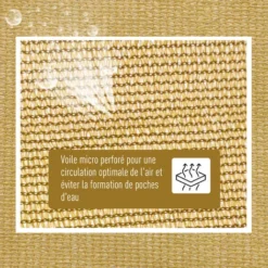 HOMCOM Voile D'ombrage Rectangulaire 4x6m Toile Solaire Taud De Soleil Sable -Promos Jardin Lumi Magasin 12730420 4