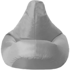 Veeva Pouf Spécial Gamer Pour Enfants, Grand - Résistant à L’eau, Poufs D’intérieur Et D’extérieur, Gris Clair -Promos Jardin Lumi Magasin 14827538 4