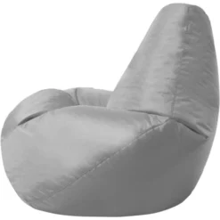 Veeva Pouf Spécial Gamer Pour Enfants, Grand - Résistant à L’eau, Poufs D’intérieur Et D’extérieur, Gris Clair -Promos Jardin Lumi Magasin 14827538 5