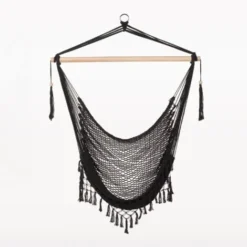 Fauteuil Suspendu De Jardin Thana SKLUM Noir