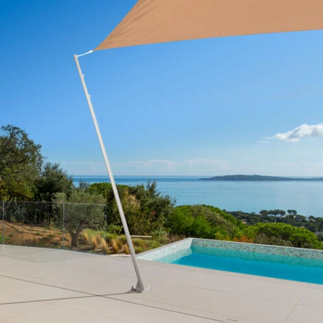 Mat Incliné Pour Voile D'ombrage 2 Mat Incliné Pour Voile D'ombrage – Image 2