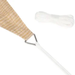 Voile D'ombrage Triangulaire 5x5x5 M Sable -Promos Jardin Lumi Magasin 18034834 4