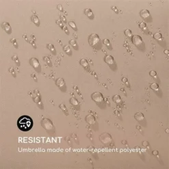 Flex-Shade L Parasol 150 X 210 Cm Polyester UV 50 Taupe -Promos Jardin Lumi Magasin 18408867 4