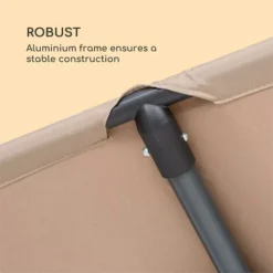 Flex-Shade L Parasol 150 X 210 Cm Polyester UV 50 Taupe -Promos Jardin Lumi Magasin 18408867 5