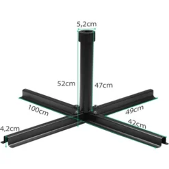 Support Pour Parasol Jusqu'¨¤ 36 ¨¤ 50 Mm -Promos Jardin Lumi Magasin 18457322 5