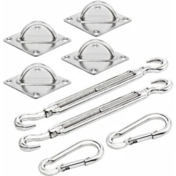 Kit De Fixation Pour Voile D'ombrage DETEX® Fixation Auvent Store Protection -Promos Jardin Lumi Magasin 18473902 3