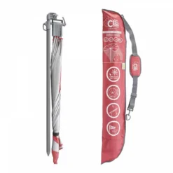 Parasol Clic Clac Des Plages En Acier Rose -Promos Jardin Lumi Magasin 18777789 4