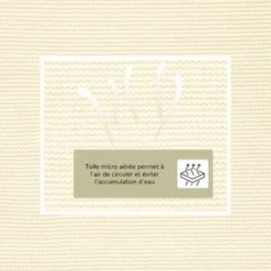 OUTSUNNY Voile D'ombrage Triangulaire Grande Taille 4 X 4 X 4 M Polyéthylène Haute Densité Résistant Aux UV Crème -Promos Jardin Lumi Magasin 19842641 4