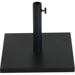 OUTSUNNY Pied De Parasol Base De Lestage Parasol Carré Dim. 40L X 40I X 43H Cm Poids Net 11 Kg Ciment Métal Noir -Promos Jardin Lumi Magasin 20413941 4