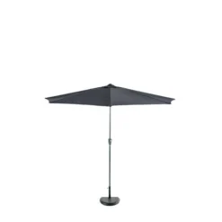 Parasol De Balcon Gris Foncé De 270 Cm Polyester Et Aluminium - Mobilier De Jardin - Parasol