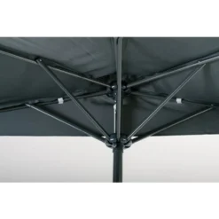 Parasol De Balcon Gris Foncé De 270 Cm Polyester Et Aluminium - Mobilier De Jardin - Parasol -Promos Jardin Lumi Magasin 20754940 3