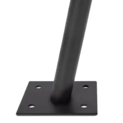 Lot De 2 Mâts De Fixation Pour Voile D'ombrage H.220 CM Poteaux Et Bases Acier -Promos Jardin Lumi Magasin 29109570 3