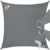 Voile D'ombrage Carrée, Gris - Toile Solaire, Toile D´ombrage, Voile Solaire - 300 X 300 Cm
