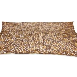 Voile D'ombrage Rectangulaire Design Ombrière Camouflage 3x4 M Treillis Taupe