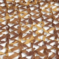 Voile D'ombrage Rectangulaire Design Ombrière Camouflage 3x4 M Treillis Taupe -Promos Jardin Lumi Magasin 29549256 4