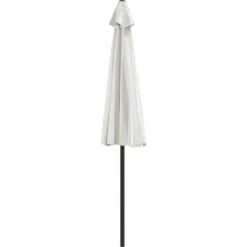 Parasol De Balcon Avec Mât En Aluminium Sable 270x135 Cm Demi -Promos Jardin Lumi Magasin 29823926 5
