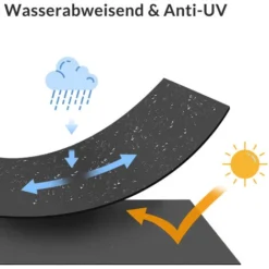 Balancelle De Jardin Avec Toit Réglable Max. 200kg Cadre Acier Couleur Au Choix Anthracite -Promos Jardin Lumi Magasin 29961521 4