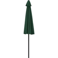 Parasol De Balcon Avec Mât En Aluminium Vert 270x135 Cm Demi 9 Parasol De Balcon Avec Mât En Aluminium Vert 270x135 Cm Demi -Promos Jardin Lumi Magasin 30669761 5