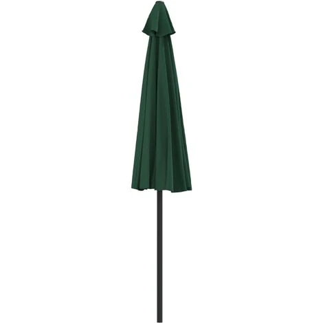 Parasol De Balcon Avec Mât En Aluminium Vert 270x135 Cm Demi 5 Parasol De Balcon Avec Mât En Aluminium Vert 270x135 Cm Demi – Image 5