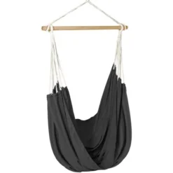 Hamac SiĂšge Suspendu Avec Toile Gris Anthracite