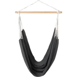 Hamac Siège Suspendu Avec Toile Gris Anthracite 7 Hamac Siège Suspendu Avec Toile Gris Anthracite -Promos Jardin Lumi Magasin 31120876 3