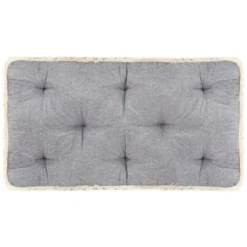 Coussin De Canapé Palette Anthracite 73x40x7 Cm VidaXL