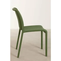 Chaise De Jardin Empilable Wendell SKLUM Vert Militaire -Promos Jardin Lumi Magasin 32148928 5