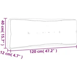 Coussins De Palette 3 Pcs Crème Tissu VidaXL -Promos Jardin Lumi Magasin 32530331 3