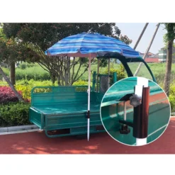 Support De Parapluie De Balcon, Pince De Fixation De Parasol De Jardin, Pince De Support De Parapluie De Balcon De Table Support De Support Décoratif De Parasol -Promos Jardin Lumi Magasin 33190525 3