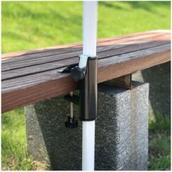 Support De Parapluie De Balcon, Pince De Fixation De Parasol De Jardin, Pince De Support De Parapluie De Balcon De Table Support De Support Décoratif De Parasol -Promos Jardin Lumi Magasin 33190525 5