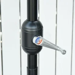 Demi-parasol De Balcon LONDON Chocolat -Promos Jardin Lumi Magasin 33195910 5