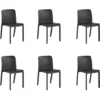 Grana: Pack De 6 Chaises Design Blanches