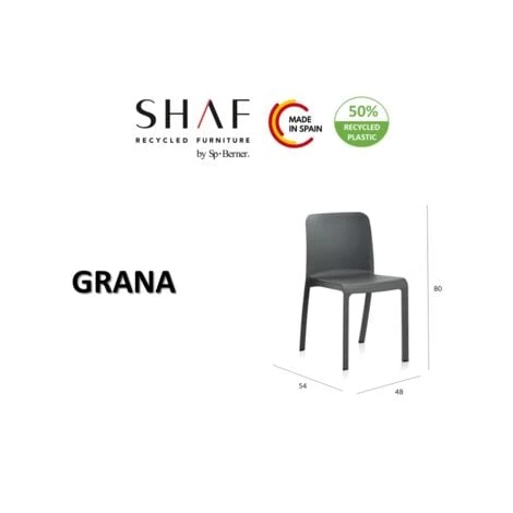 Grana: Pack De 6 Chaises Design Blanches 4 Grana: Pack De 6 Chaises Design Blanches – Image 4