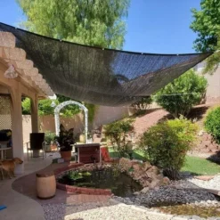 Kueatily Filet D'Ombrage 8 Broches Ombrage 80% Renforce éPaissir Voile Ombrage, Serres Filet Coupe-Vent Avec Oeillets,pour La Couverture VéGéTale/Serre/Jardin/Pergola(3x4m) -Promos Jardin Lumi Magasin 34527326 3