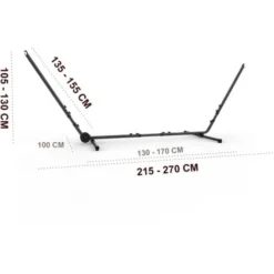 Support Pour Hamac De Jardin Camping, Armature En Acier Pour Hamac, Avec Roues Et Sac De Transport, Accessoires: Hamac Non Inclus 9 Support Pour Hamac De Jardin Camping, Armature En Acier Pour Hamac, Avec Roues Et Sac De Transport, Accessoires: Hamac Non Inclus -Promos Jardin Lumi Magasin 35656221 5