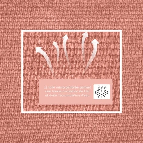 OUTSUNNY Voile D'ombrage Triangulaire Grande Taille 4 X 4 X 4 M Polyéthylène Haute Densité Résistant Aux UV Rouille 5 OUTSUNNY Voile D'ombrage Triangulaire Grande Taille 4 X 4 X 4 M Polyéthylène Haute Densité Résistant Aux UV Rouille – Image 5