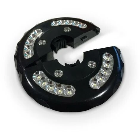 Lampe LED - Noir - Pour Parasol Mât Central. Et Déporté Alice's Garden 2 Lampe LED - Noir - Pour Parasol Mât Central. Et Déporté Alice's Garden – Image 2