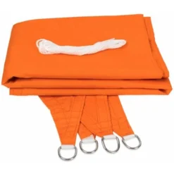 Voile D'ombrage Hydrofuge Orange 5 X 5 X 7 M -Promos Jardin Lumi Magasin 46916393 5