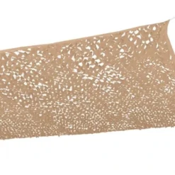Voile D'ombrage Rectangulaire Design Ombrière Camouflage 4x6 M Sable
