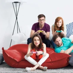 No Name Grand Coussin Uni Maxi Bordeaux -Promos Jardin Lumi Magasin 51367511 5