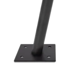 Lot De 2 Mâts De Fixation Réglables Pour Voile D'ombrage H.220 CM Poteaux Et Bases Acier -Promos Jardin Lumi Magasin 51771401 3