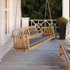 Coussin Pour Banc 150x40cm Gris Vicco -Promos Jardin Lumi Magasin 52050689 4