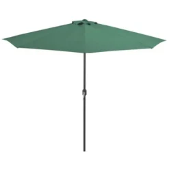 Topdeal Parasol De Balcon Avec Mât En Aluminium Vert 300x150 Cm Demi VDFF28784FR -Promos Jardin Lumi Magasin 52102269 3